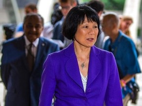 Toronto mayor-elect Olivia Chow walks into city hall on June 27, 2023, the day after her election victory. (Ernest Doroszuk, Toronto Sun)