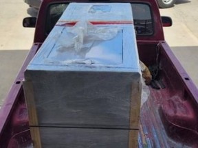 Customs officials seized nearly 150 pounds of cocaine inside an ice cream maker at a Texas border crossing.