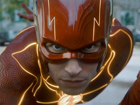 Ezra Miller in "The Flash."