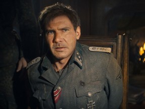 "Indiana Jones and the Dial of Destiny" opens with a sequence featuring a digitally de-aged Harrison Ford in the title role.