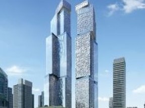 Forma's east and west towers