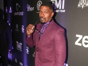 Jamie Foxx attends Floyd Mayweather's private Birthday Party Feb 2023 - Getty