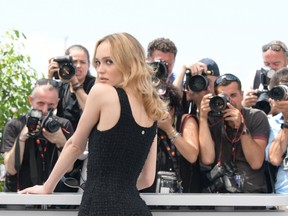 Lily-Rose Depp at The Idol photocall at Cannes Film Festival 2023
