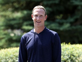 Mark Zuckerberg is pictured in a file photo