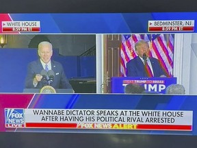 Fox News onscreen headline