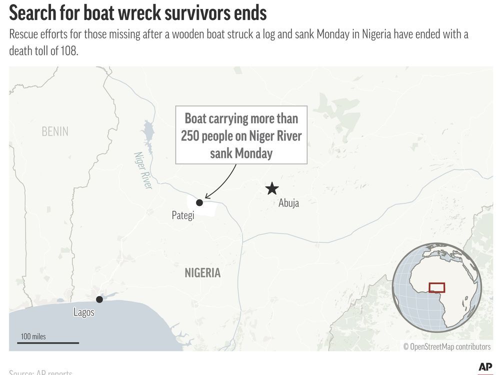 Women, children most of 108 drowning victims in Nigeria boat accident ...