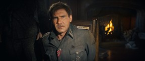 De-aged Harrison Ford in Indiana Jones and the Dial of Destiny