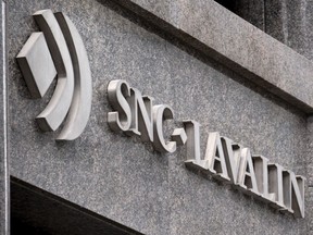 The SNC-Lavalin headquarters is seen in Montreal on Tuesday, February 12, 2019. The RCMP says it is not investigating allegations of political interference in the federal handling of criminal charges against engineering firm SNC-Lavalin.