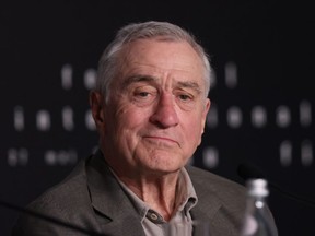 Robert De Niro attends the Killers of the Flower Moon press conference at Cannes Film Festival  in May 2023.