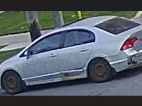 Investigators are hoping the release of the suspect vehicle images will lead to the arrests of three people involved in an attack on a man at an east end mosque on Wednesday, May 10, 2023.