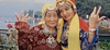 Kalsang Dolkar and her mother during a trip to her native Tibet -- supplied picture
