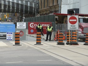 Queen St construction
