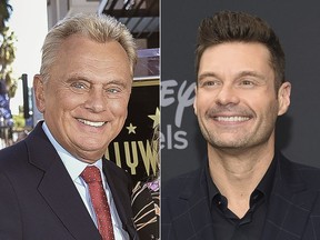 Pat Sajak and Ryan Seacrest are pictured in a combination photo