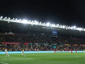 A general view during the FIFA Women's World Cup match between Brazil and Panama at Hindmarsh Stadium.