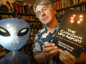 UFO expert Chris Rutkowski has written a book about Canadian UFO sightings.
