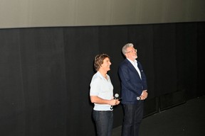 Tom Cruise and Christopher McQuarrie in Toronto