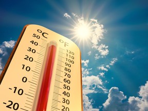 To cool down at higher temperatures, the body sweats and blood vessels move closer to the skin surface to increase heat loss.