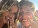Stephanie LaChance and Mitch Marner make their nuptials Instagram official.