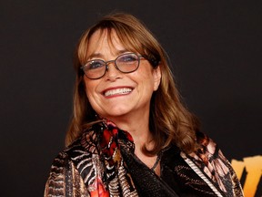 Karen Allen arrives to the Los Angeles premiere of Lucasfilm's "Indiana Jones and the Dial of Destiny"