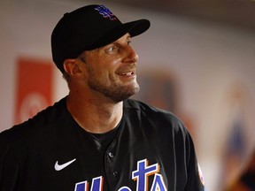 The Mets traded pitcher Max Scherzer to the Rangers in a blockbuster trade on Saturday, July29, 2023.