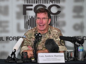 UN Command deputy commander Lieutenant General Andrew Harrison