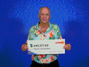 Lottery winner Paul Derry