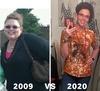CORPULENT TO KITTEN: Leah Queen posted scads of photos of her physical transformation. (FACEBOOK)