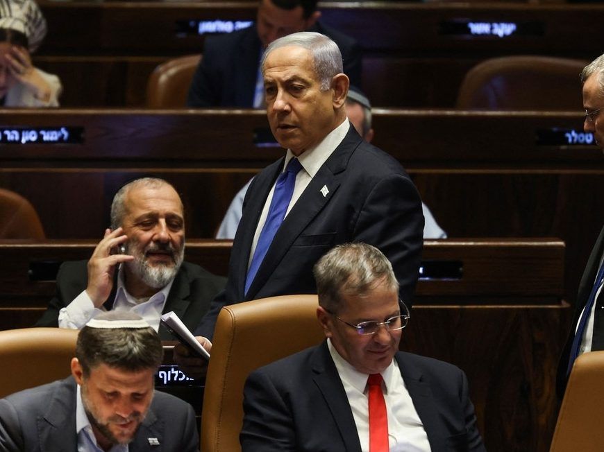 Israel's Prime Minister Benjamin Netanyahu