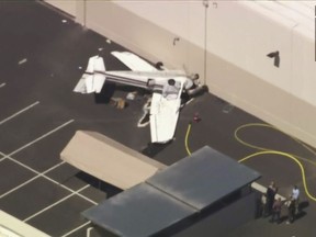 a single-engine Cessna 172 that crashed near the French Valley Airport in Murrieta, Calif.,