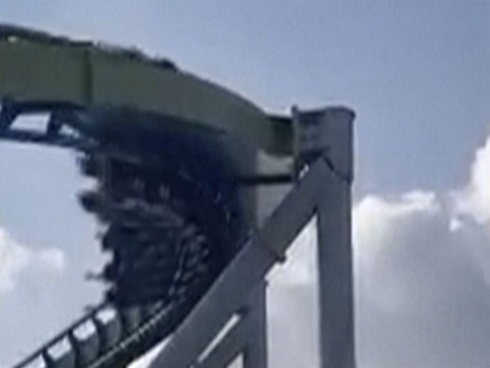 Amusement park closes ride after discovering crack in support beam