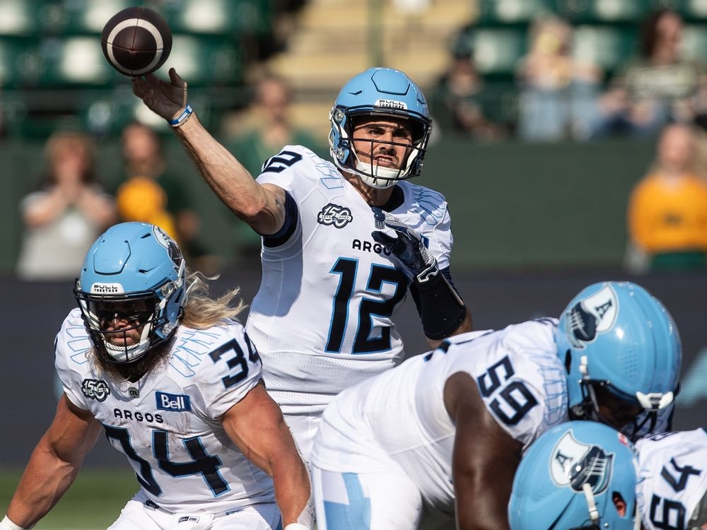 Toronto Argonauts can earn East Division playoff spot with home win over  B.C. Lions - Red Deer Advocate