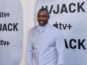 Idris Elba at the U.K. premiere of Hijack