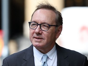 Kevin Spacey arrives to the Southwark Crown Court