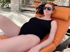 Lindsay Lohan is pictured in a photo posted on her Instagram.