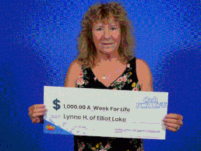 Lottery winner Lynne Howard