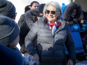Governor General Mary Simon walked the grounds of Rideau Hall’s Winter Celebration