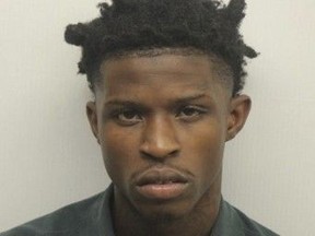 This booking photo released by the Chatham County Sheriff's Office in Savannah, Ga., shows Tyquian Terrel Bowman, a rapper also known as Quando Rondo. A Georgia judge ruled Thursday, July 27, 2023, that rapper Quando Rondo can no longer drive and must undergo drug testing if he wants to stay out of jail while awaiting trial on gang and drug charges. (Chatham County Sheriff's Office via AP)