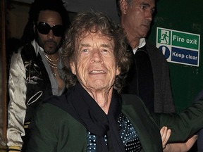 Mick Jagger at his birthday party