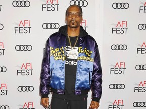 Snoop Dogg is pictured in November 2019