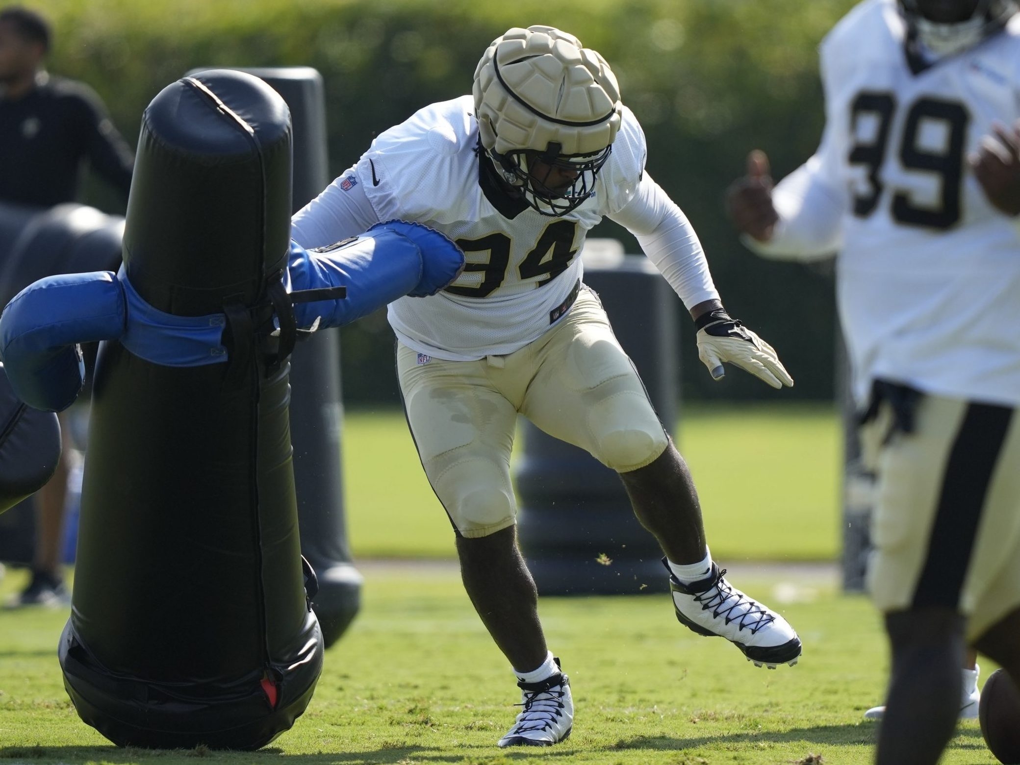 Cam Jordan Sacked His Shoes to Help a Draft Prospect Run Drills at the NFL  Combine - Sports Illustrated New Orleans Saints News, Analysis and More