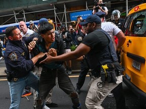 Members of the NYPD