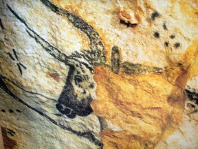 At the Lascaux caves, you can see a near-perfect replica of animal paintings done more than 15,000 years ago. (Rick Steves photo)