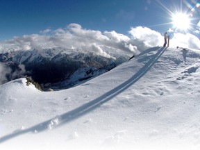 panorama of the Austrian Alps