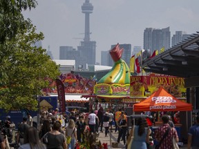 A view at the CNE in Toronto on Aug. 16, 2023.