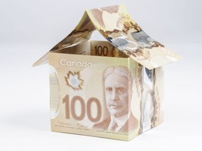A house made from Canadian polymer $100 dollar bills.