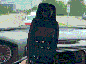 An image from Halton Regional Police in Burlington showing 85 km/h posted by a driving instructor on Lakeshore Road.