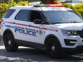 A man was targeted with bear spray by a hate-motivated attacker in Oshawa, according to Durham Regional Police.