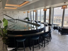 Le Capitole's indoor pool feels outdoors with floor-to-ceiling windows and a terrace overlooking Quebec City. CYNTHIA MCLEOD/TORONTO SUN