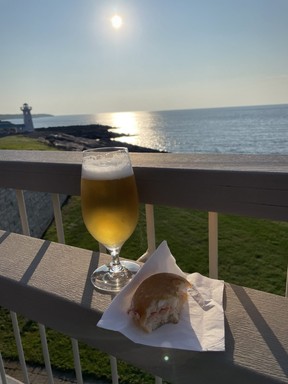 A cold Fox Trot Lager to wash down an outstanding East Coast meal doesn't hurt. ROB LONGLEY/TORONTO SUN
