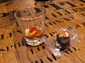 A sample of bourbon